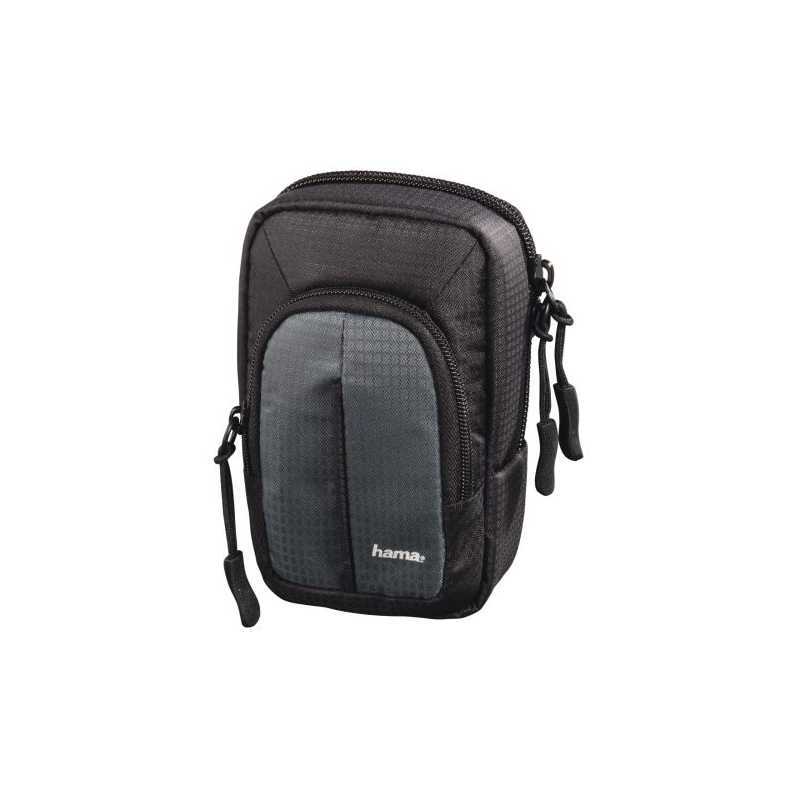 Hama Fancy Urban 60H Compact Camera Case, Belt Loop, Neck Strap, Grey, 6.5 x 3 x 11 cm Compartment 