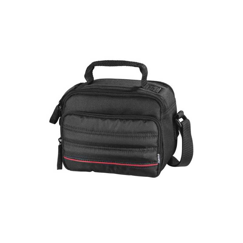 Hama Samara 110 Camera Bag, Shoulder Strap, Removable Divider, Black, 16 x 10 x 13 cm Compartment