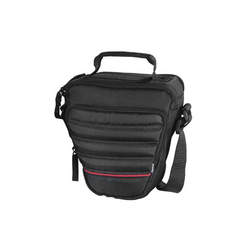 Hama Samara 110 Colt Camera Case, Shoulder Strap, Removable Divider, Black, 17 x 10 x 17 cm Compartment