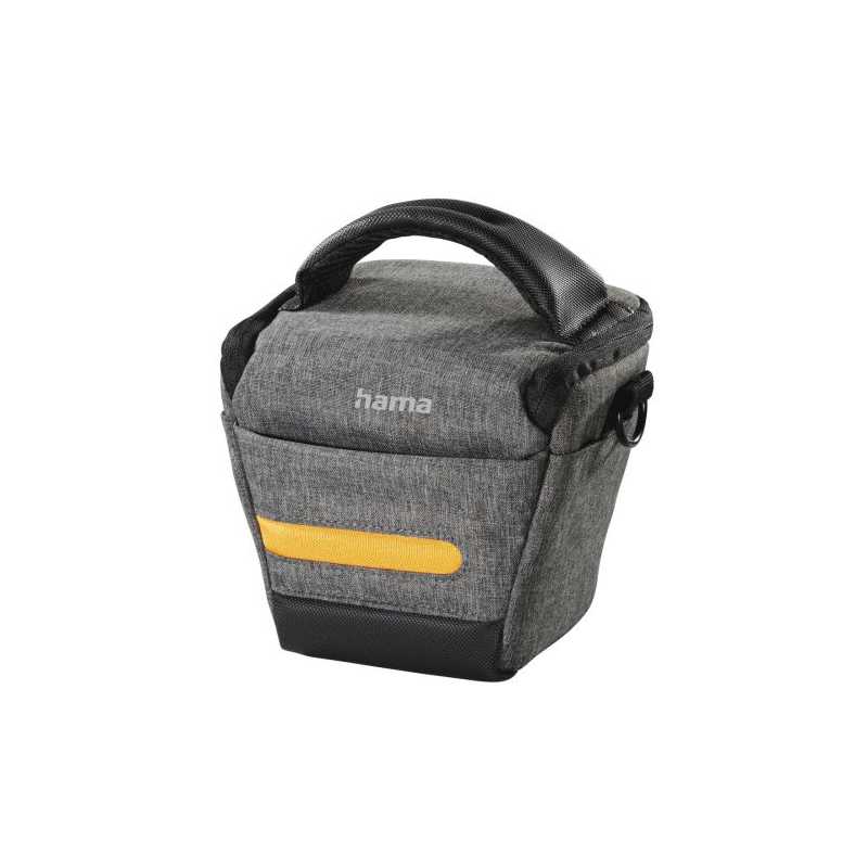 Hama Terra 100 Colt Camera Case, Belt Loop, Shoulder Strap, Grey, 13.5 x 9.5 x 12 cm Compartment