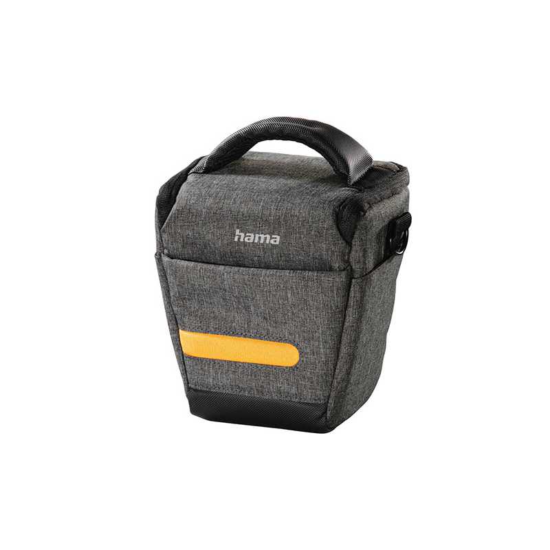 Hama Terra 110 Colt Camera Case, Belt Loop, Shoulder Strap, Grey, 16 x 10 x 16 cm Compartment