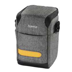 Hama Terra 90 Camera Case, Belt Loop, Shoulder Strap, Grey, 8 x 7.5 x 13 cm Compartment