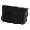 Hama Universal Memory Card Case, Large, Faux Leather, Black, 16.5 x 3 x 11.5 cm Compartment, Max 5 Cards