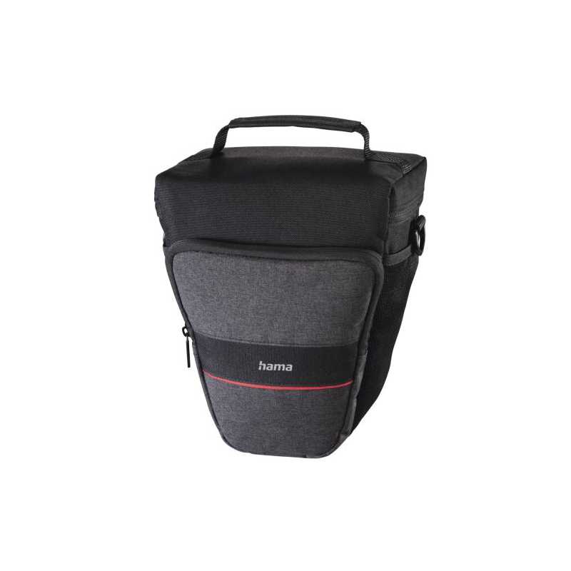 Hama Valletta 130 Colt Camera Case, Belt Loop, Shoulder Strap, Black, 16 x 10 x 21 cm Compartment