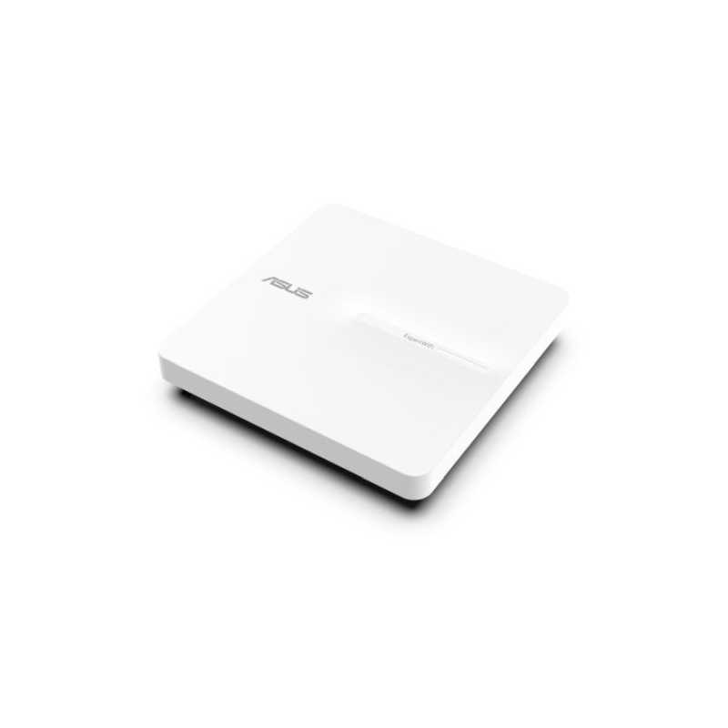 Asus (ExpertWiFi EBA63) AX3000 Dual Band Ceiling/Wall Mount Wi-Fi 6 Access Point, PoE+, 5 SSIDs, VLAN, AiMesh