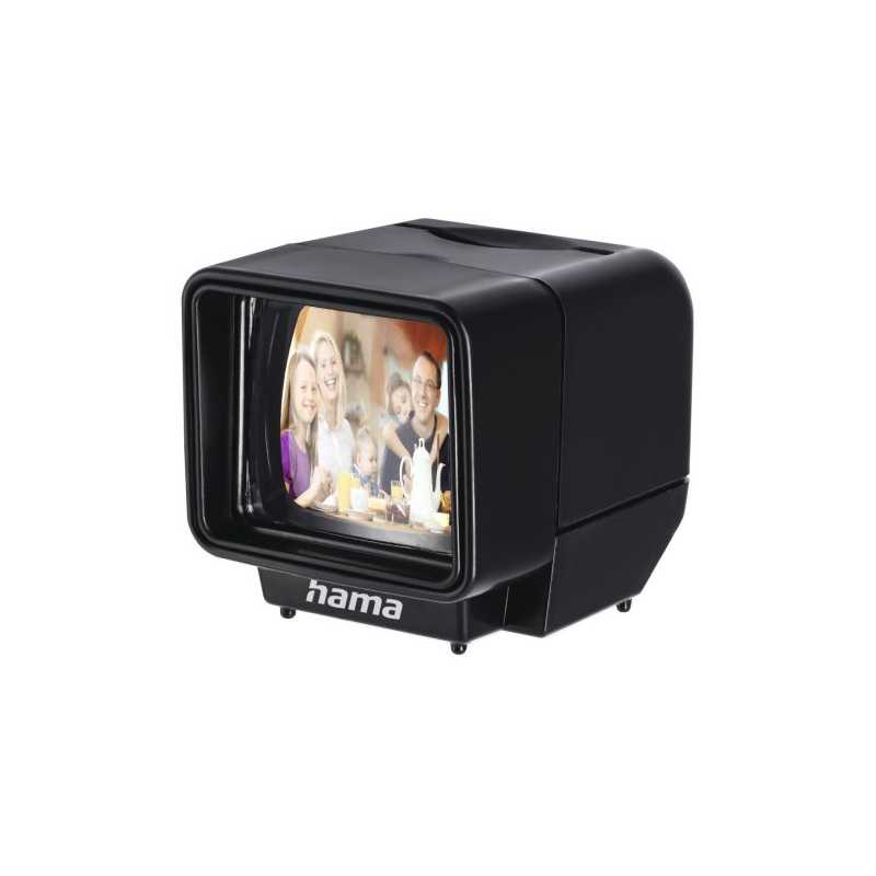 Hama LED Slide Viewer, 3x Magnification, For 5x5cm Slide Frames, Battery Powered 