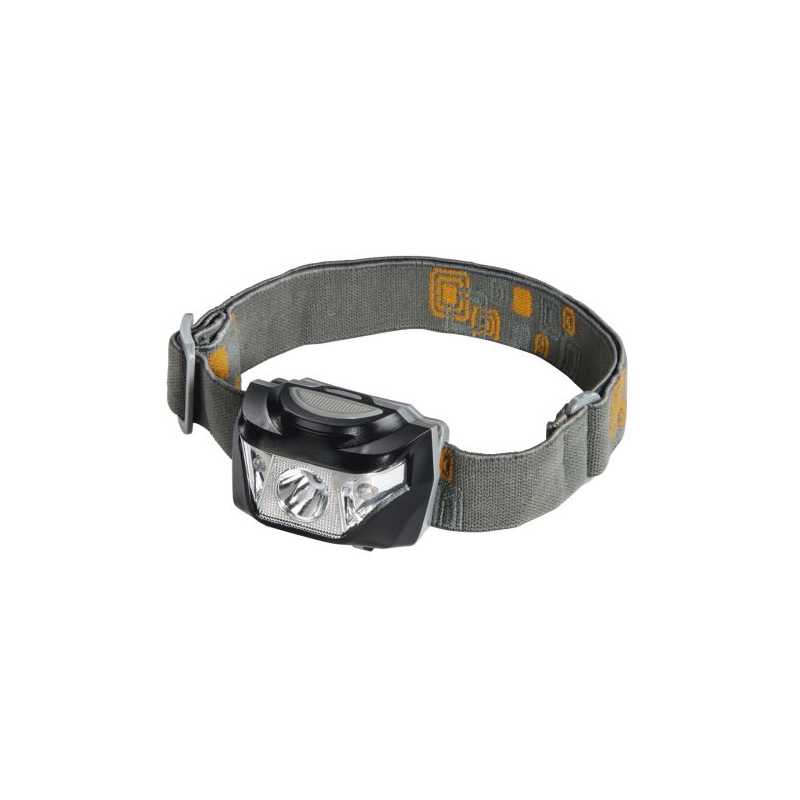 Hama 160 LED 160 Lumen Head Torch, 85m Range, White/Red LEDs, Shockproof, Elastic Headband