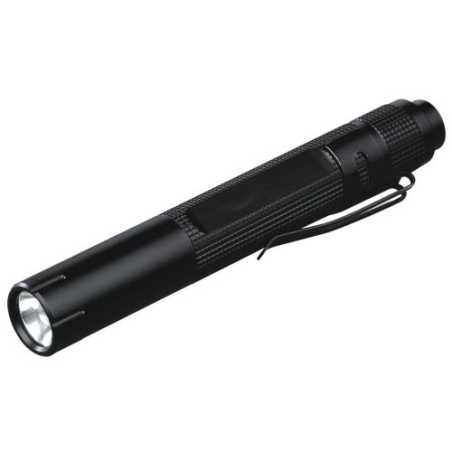 Hama Classic C-98 17 Lumen LED Torch, 30m Range, Clip, Black