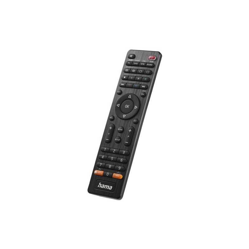 Hama Universal IR Remote Control for Over 1,000 Devices, Control 8 Devices, App Button, 10m Range