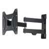 Hama FULLMOTION TV Wall Bracket, Up to 48" TVs, 20kg Max, 2 Arms, Extendable, Tilt +5/-15°, 180° Swivel, VESA up to 200 x 200