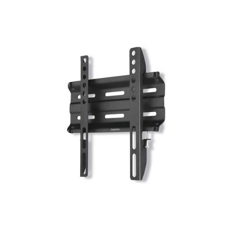 Hama TV Wall Bracket, Rigid, Up to 48" TVs, 25kg Max, VESA up to 200 x 200, Wall Spacing 2.3cm, Spirit Level