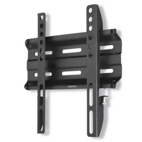 Hama TV Wall Bracket, Rigid, Up to 48" TVs, 25kg Max, VESA up to 200 x 200, Wall Spacing 2.3cm, Spirit Level