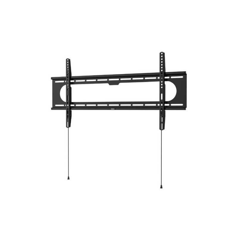 Hama TV Wall Bracket, Rigid, Up to 90" TVs, 100kg Max, VESA up to 800 x 400, Wall Spacing 2.6cm, Spirit Level