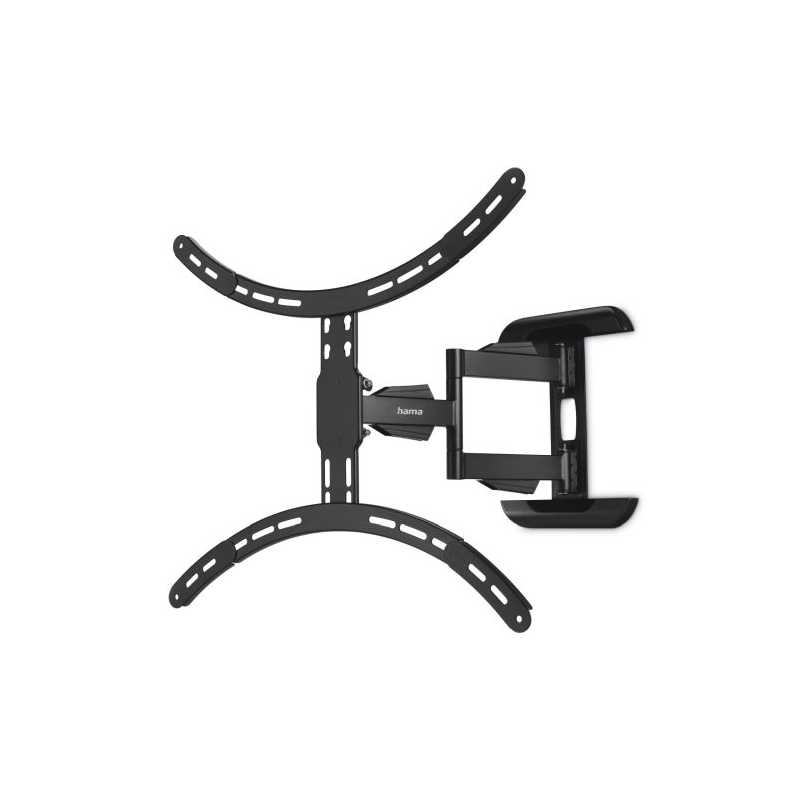 Hama TV Wall Bracket, Up to 75" TVs, 45kg Max, 3 Joints, Extendable, Tilt +2/-12°, 180° Swivel, VESA up to 600 x 500