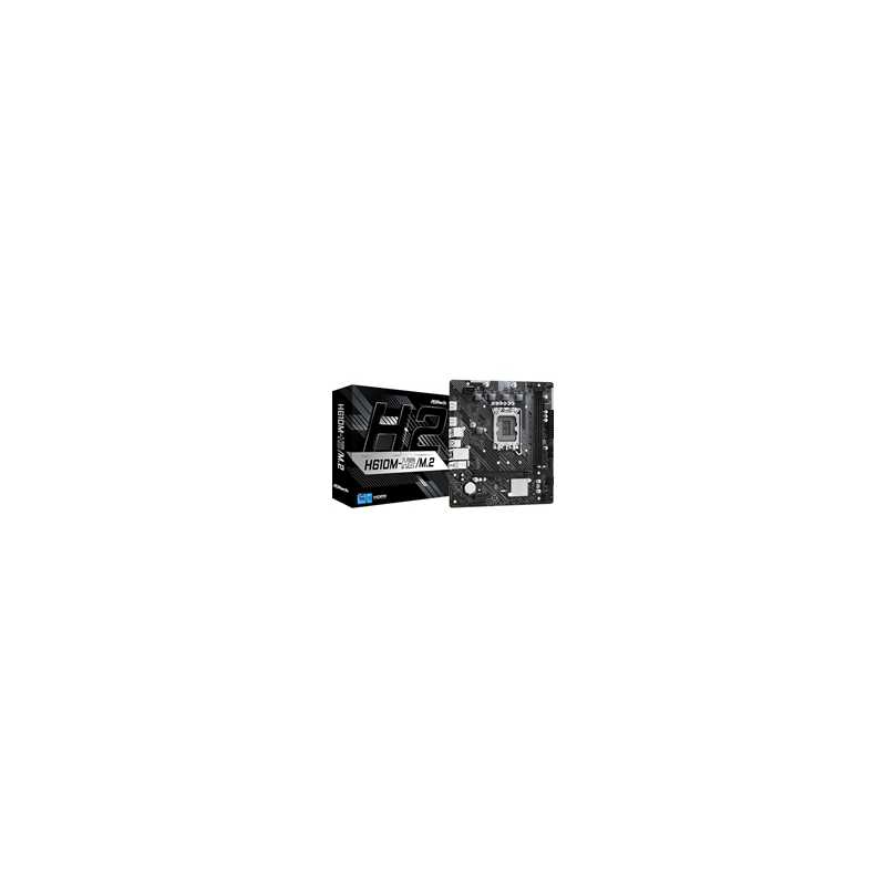 ASRock H610M-H2/M.2 Intel 1700 Socket Motherboard, Micro-ATX, 2x DDR4 Slots, 1x M.2 Socket, GbE LAN, 2x HDMI Port