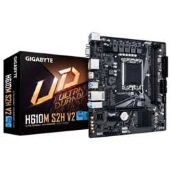 Gigabyte H610M S2H V2 Intel 1700 Socket Motherboard, Micro-ATX, 2x DDR5 Slots, 1x M.2 Socket, GbE LAN, 1x D-Sub / 2x DisplayPort