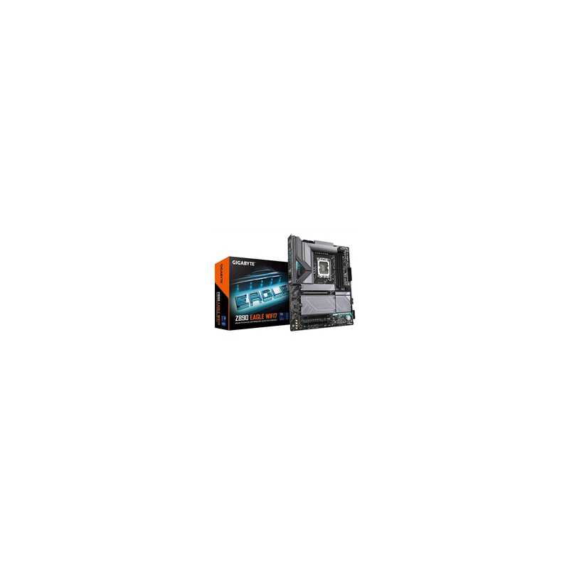 Gigabyte Z890 EAGLE WIFI7 Intel 1851 Socket Motherboard, ATX, 4x DDR5 Slots, 4x M.2 Sockets, 2x USB-C Port, Fitted I/O Shield, 2