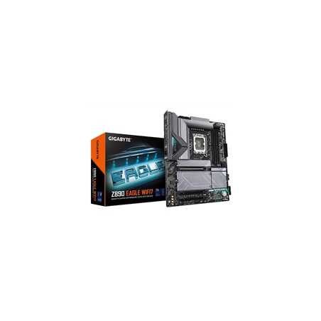 Gigabyte Z890 EAGLE WIFI7 Intel 1851 Socket Motherboard, ATX, 4x DDR5 Slots, 4x M.2 Sockets, 2x USB-C Port, Fitted I/O Shield, 2