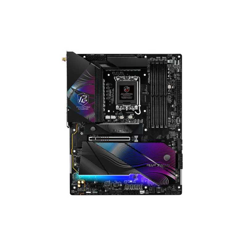 Asrock Z890 RIPTIDE WIFI, Intel Z890, 1851, ATX, 4 DDR5, HDMI, 2 TB4, Wi-Fi 7, 2.5G LAN, RGB, 5x M.2