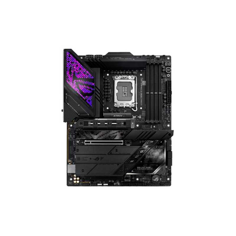 Asus ROG STRIX Z890-E GAMING WIFI, Intel Z890, 1851, ATX, 4 DDR5, HDMI, DP, 2 TB4, Wi-Fi 7, 5G LAN, PD 30W, RGB, 7x M.2