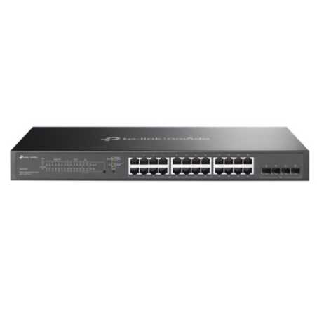 TP-LINK (SG2428LP) Omada 28-Port Gigabit Smart Switch with 16-Port PoE+, 4 GB SFP Slots, Rackmountable 