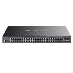 TP-LINK (SG3452XMPP) Omada 48-Port Gigabit and 4-Port 10GE SFP+ L2+ Managed Switch with 40-Port PoE+ & 8-Port PoE++, Rackmountab