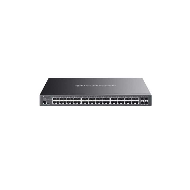 TP-LINK (SG3452XMPP) Omada 48-Port Gigabit and 4-Port 10GE SFP+ L2+ Managed Switch with 40-Port PoE+ & 8-Port PoE++, Rackmountab