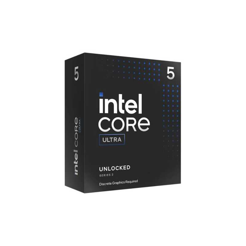 Intel Core Ultra 5 245KF CPU, 1851, 5.2GHz Turbo, 14-Core, 125W (159W Turbo), 24MB Cache, Overclockable, Arrow Lake, No Graphics