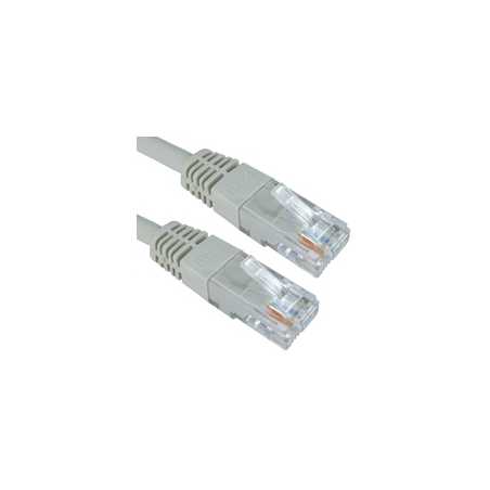 RJ45 (M) to RJ45 (M) CAT6 5m Grey OEM Moulded Boot Copper UTP Network Cable