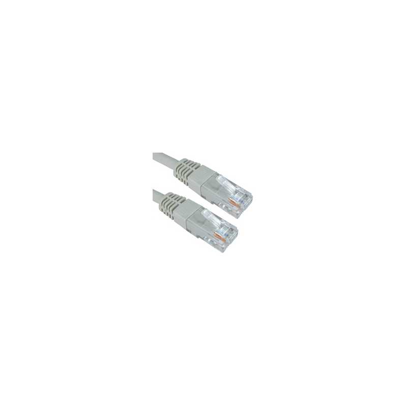 RJ45 (M) to RJ45 (M) CAT6 10m Grey OEM Moulded Boot Copper UTP Network Cable