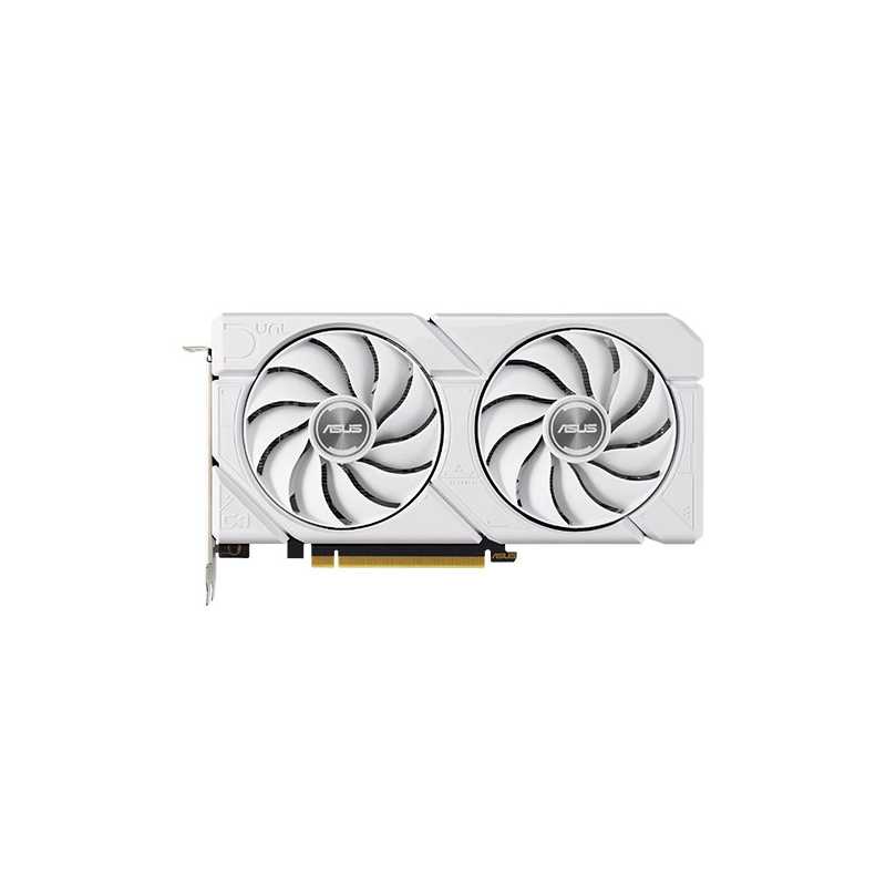 Asus DUAL RTX4060 Ti EVO White OC, 8GB DDR6, HDMI, 3 DP, 2595MHz Clock, Overclocked