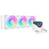 DeepCool LT360 Liquid CPU Cooler, 360mm Radiator, Triple 120mm ARGB Fans, Infinity Mirror Top Cap, Anti-Leak Tech, White