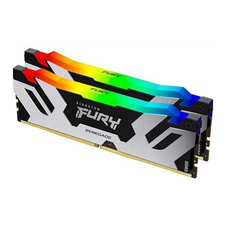 Kingston FURY Renegade KF572C38RSAK2-32 32GB (2x16GB) RGB System Memory, 7200MT/s, DDR5, CL38, DIMM, AMD EXPO Certified