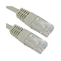 RJ45 (M) to RJ45 (M) CAT5e 10m Grey OEM Moulded Boot Copper UTP Network Cable