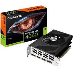 Gigabyte NVIDIA GeForce RTX 4060 D6 8G Graphics Card, 8GB GDDR6, 3072 CUDA Cores, 2460 MHz Core Clock, Single Fan, 2x DisplayPor