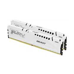 Kingston FURY Beast RGB KF564C32BWEK2-64 64GB (32GB x2) DDR5 6400MT/s White System Memory