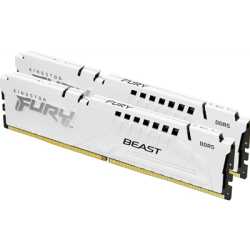 Kingston FURY Beast RGB KF564C32BWEK2-64 64GB (32GB x2) DDR5 6400MT/s White System Memory