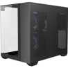 Antec CX600M Trio ARGB Mini Tower Gaming Case, Black, Tempered Glass Panels, Dual Chamber Design, Vertical Cooling, Pre-Installe