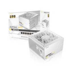 Antec GSK ATX3.1 850W Power Supply, White,80 PLUS Gold, Full Modular, PCIe 5.1, JP Capacitors, Silent FDB Fan, CircuitShield Pro