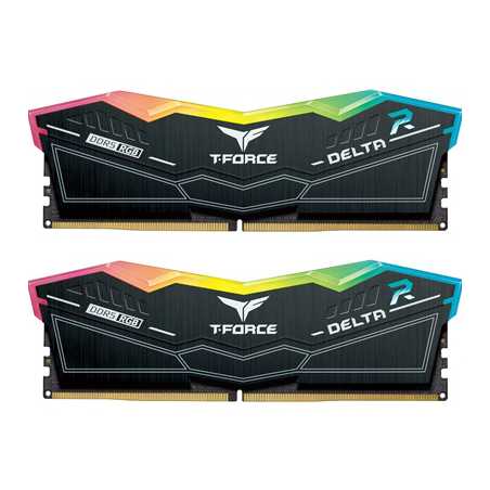 TEAMGROUP T-Force RGB FF3D564G6000HC38ADC01 64GB (2x32GB) System Memory, 6000MHz, DDR5 Kit, Black