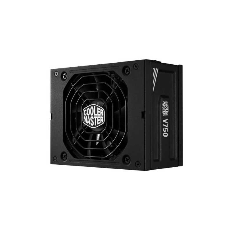 Cooler Master 750W V SFX Gold 750 ATX 3.1 PSU, Fully Modular, FDB Bearing Fan, 80+ Gold, SFX-to-ATX Bracket, PCIe 5.1 