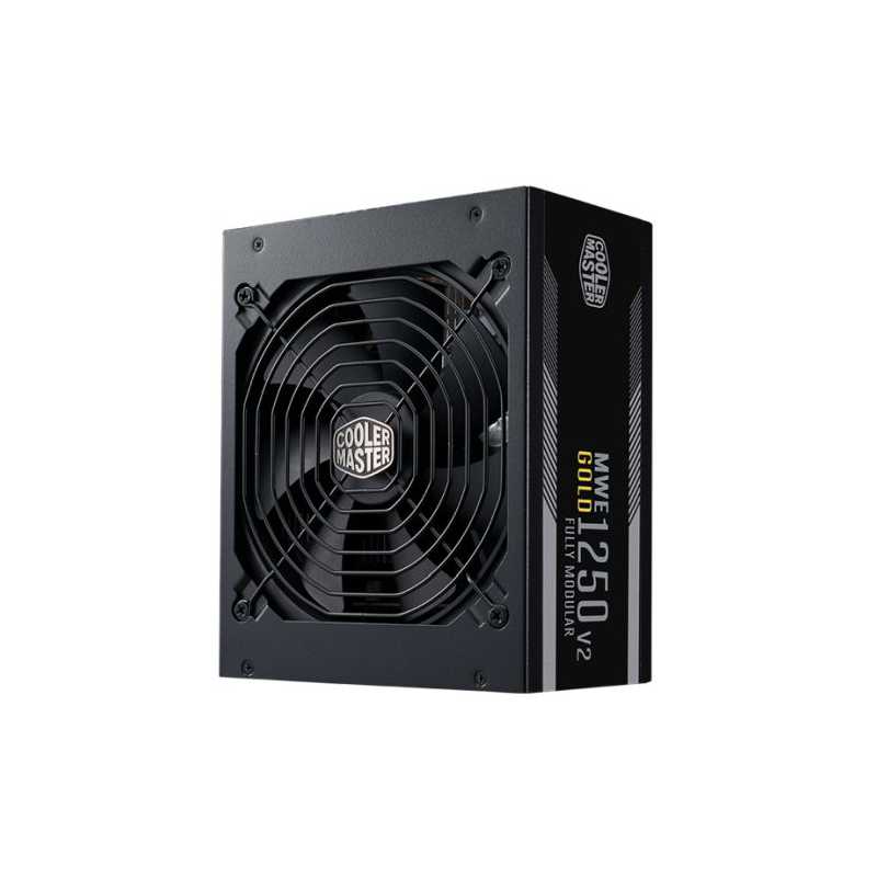 Cooler Master 1250W MWE Gold V2 ATX 3.1 PSU, Fully Modular, FDB Bearing Fan, 80+ Gold