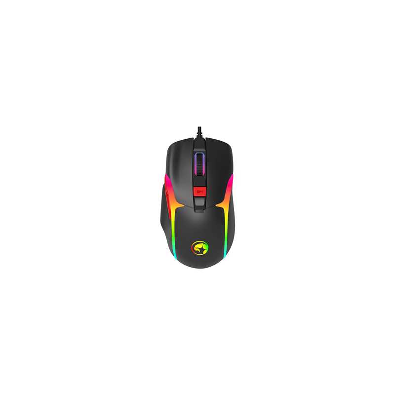 Marvo Scorpion M360 Tepo 70 Gaming Mouse, USB, RGB, Adjustable up to 12800 DPI, Gaming Grade Optical Sensor, RGB with 7 Lighting