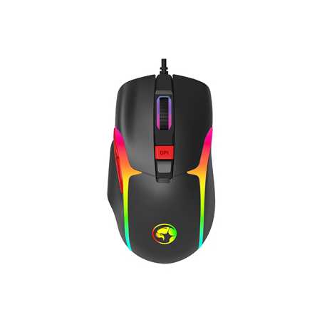 Marvo Scorpion M360 Tepo 70 Gaming Mouse, USB, RGB, Adjustable up to 12800 DPI, Gaming Grade Optical Sensor, RGB with 7 Lighting