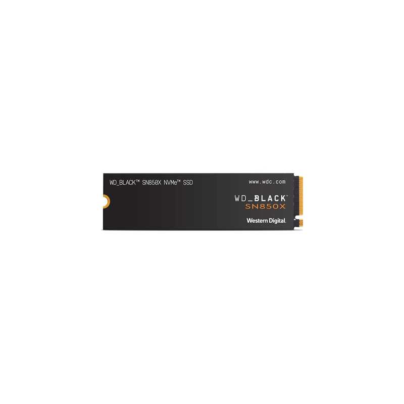 WD Black SN850X (WDS200T2X0E) 2TB NVMe SSD, M.2 Interface, PCIe Gen4, 2280, Read 73000MB/s, Write 6300MB/s, 5 Year Warranty