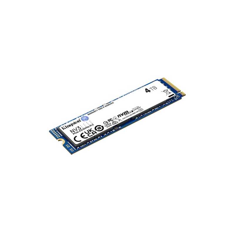 Kingston 4TB NV3 M.2 NVMe Gen4 SSD, M.2 2280, PCIe4, R/W  6000/5000 MB/s