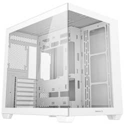 DeepCool CG530 Dual-Chamber Computer Case, Tempered Glass Panels, Advanced Cooling Support, Exceptional Cable Management, White