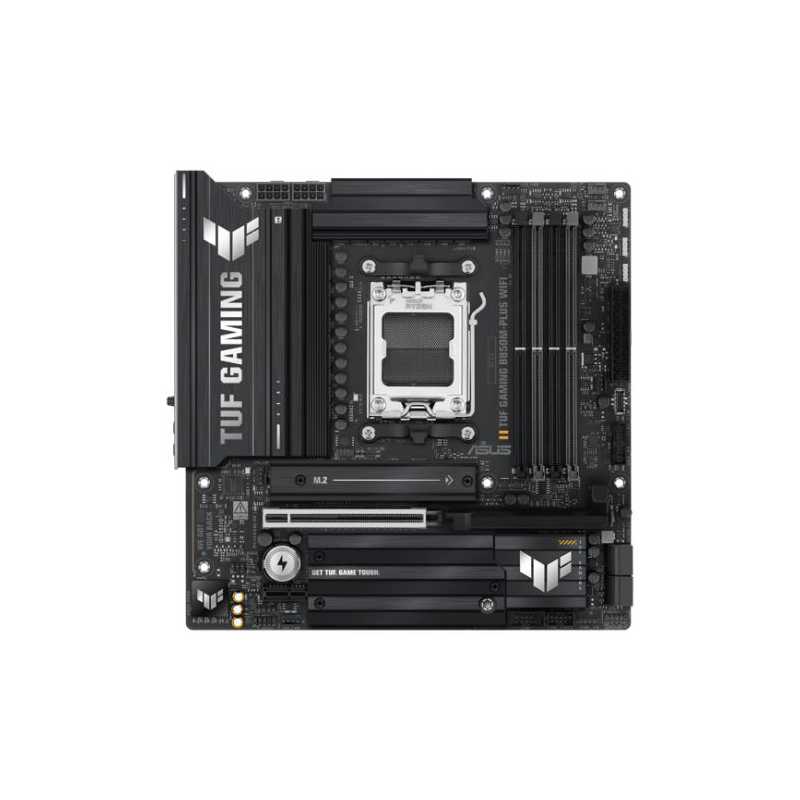 Asus TUF GAMING B850M-PLUS WIFI, AMD B850, AM5, Micro ATX, 4 DDR5, HDMI, DP, Wi-Fi 6E, 2.5G LAN, 3x M.2