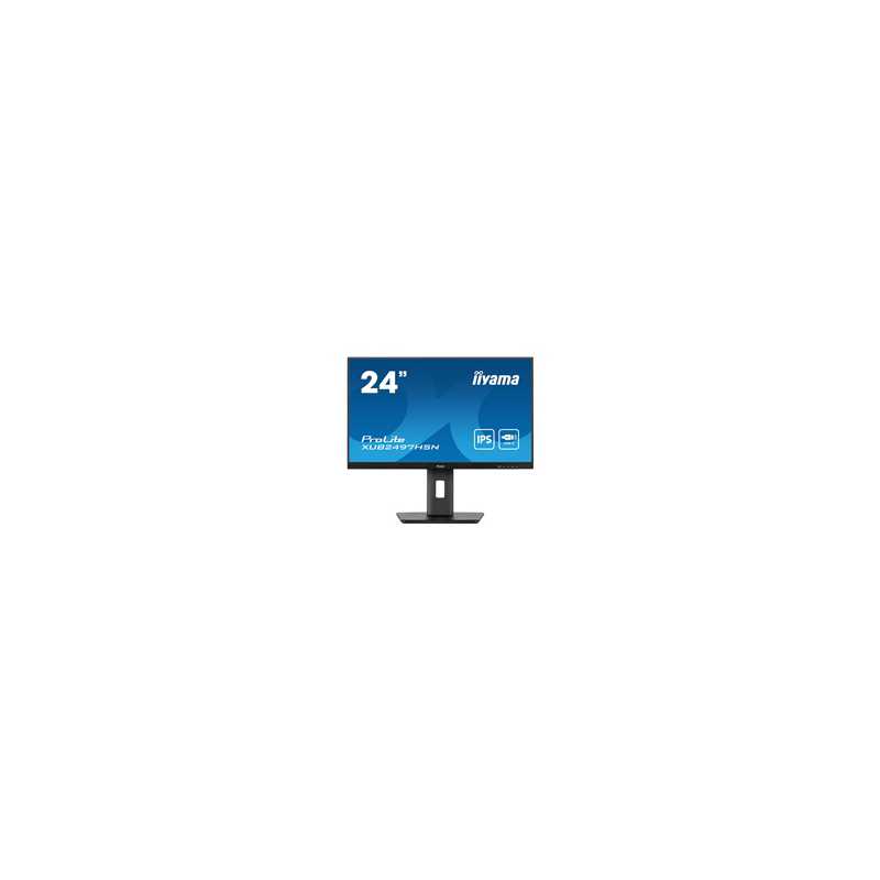 iiyama Prolite XUB2497HSN-B2 24 inch IPS Monitor, USB-C Dock, RJ45(LAN), Full HD, 1ms, HDMI, DisplayPort, USB-Hub, USB-C, 100Hz,