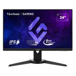 Viewsonic VX2479J-HD-PRO 24 Inch IPS Gaming Monitor, Full HD, 180Hz, 1ms, Freesync, HDMI, Display Port, Height Adjust, Pivot, Sw